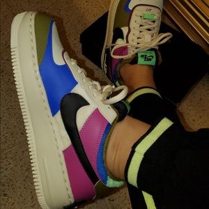 Nike Air Force 1 Shadow SE Cactus Flower/Fossil/Olive